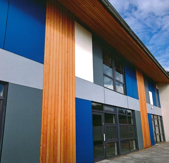 Picture of the front of Cullum centre building.